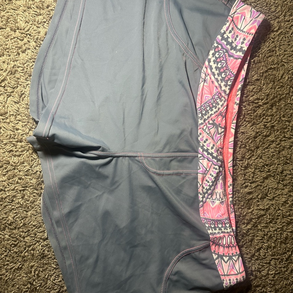 Free Country Gray and Pink Women Shorts